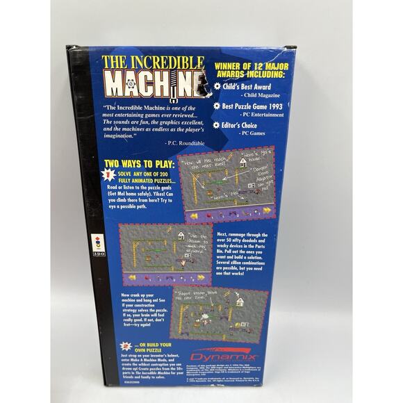 Incredible Machine (Panasonic 3DO, 1994) Long Box, Tested - Picture 7 of 10
